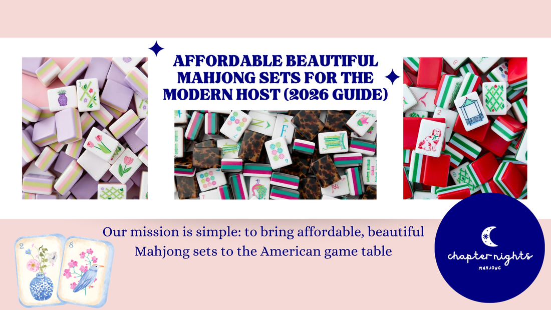 The Art of the Game: Affordable Beautiful Mahjong Sets for the Modern Host
