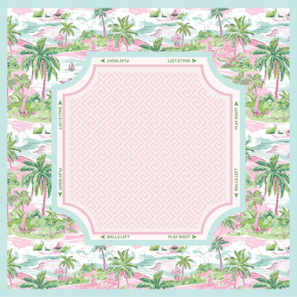 Country Club Mahjong Mat - Non-Slip Luxury Neoprene Table Mat 31 in x 31 in