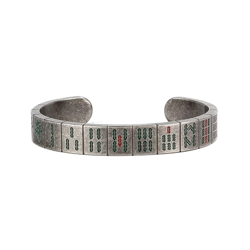 Stainless Steel Mahjong Bracelet