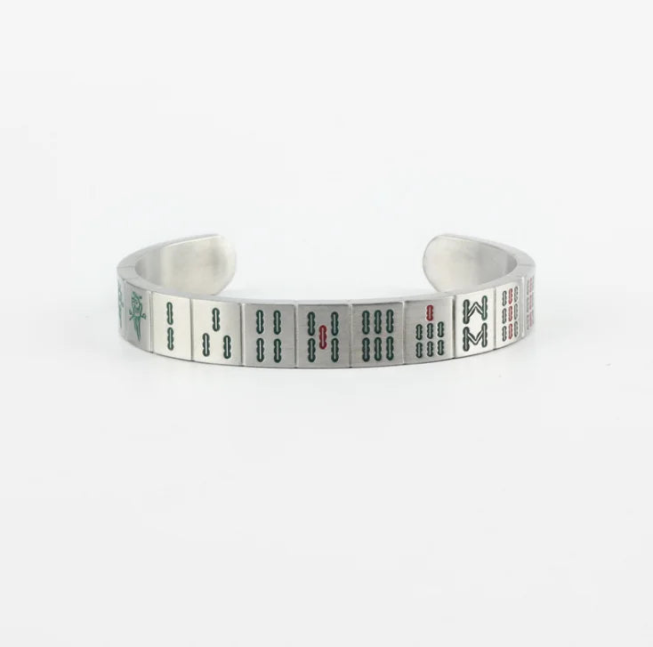 Stainless Steel Mahjong Bracelet