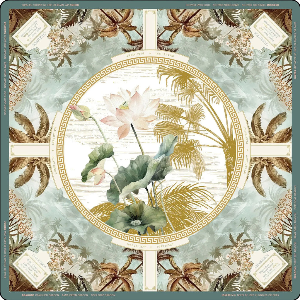 Country Club Mahjong Mat - Non-Slip Luxury Neoprene Table Mat 31 in x 31 in