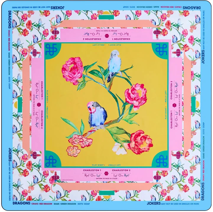Country Club Mahjong Mat - Non-Slip Luxury Neoprene Table Mat 31 in x 31 in