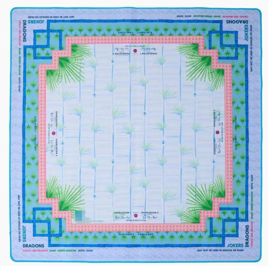 Country Club Mahjong Mat - Non-Slip Luxury Neoprene Table Mat 31 in x 31 in