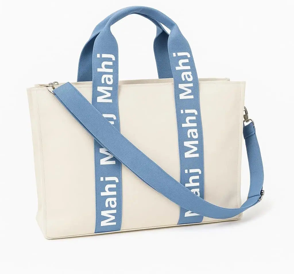 Mahjong Bag for Mahjong Tile Tote Bag Canvas Handbag