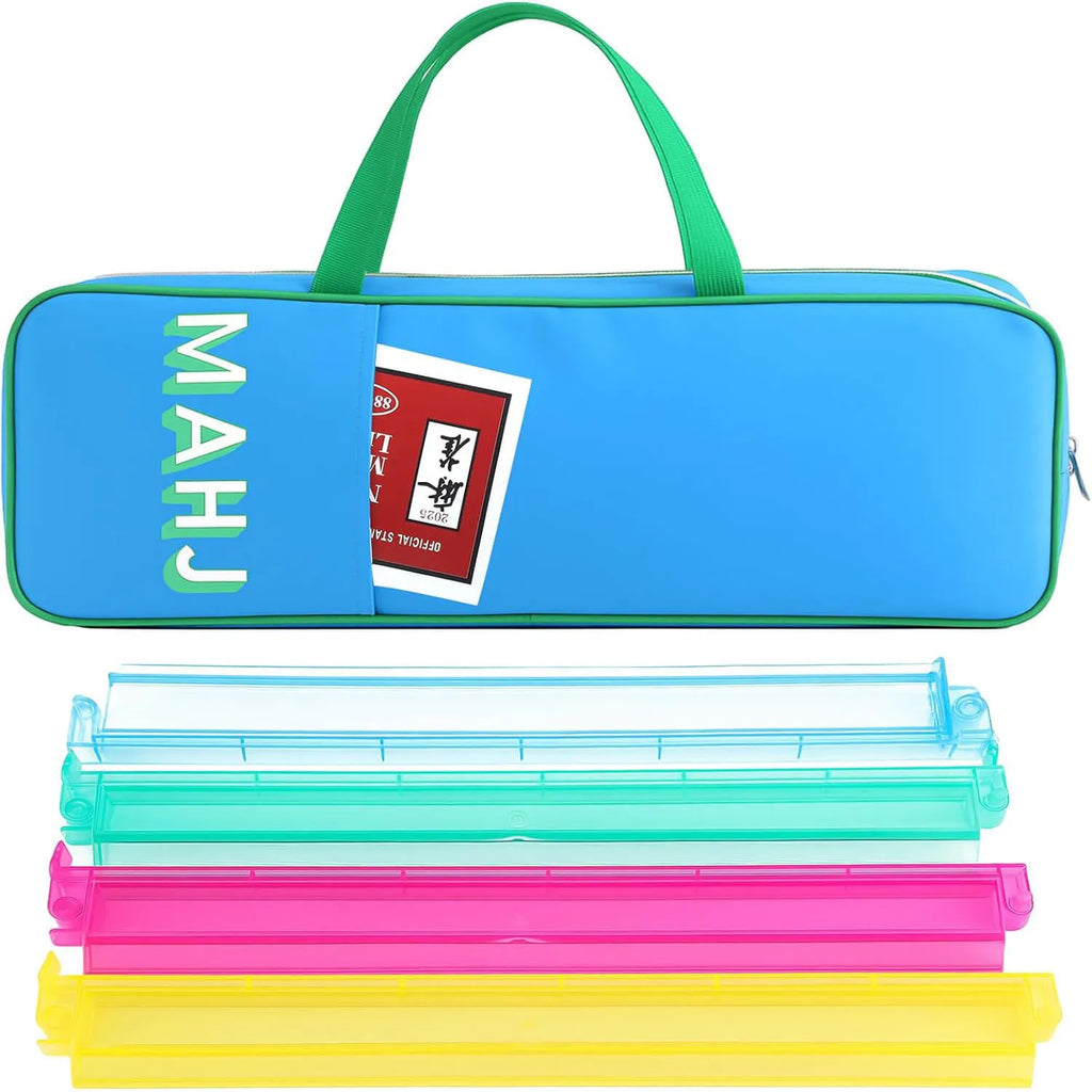 Plush Travel Mahjong Storage Bag - Large Capacity Multi-Functional Handbag