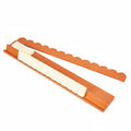 Wooden Mahjong Ruler American Style Mahjong Rack Tile Organizer Card Holder With Wave Design For Mahjong Game